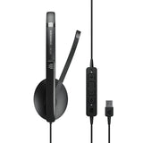 EPOS Sennheiser ADAPT 130T USB II On-ear Single-Sided Headset - Black