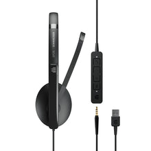 Load image into Gallery viewer, EPOS Sennheiser ADAPT 135 USB II On-Ear Single-Sided USB Headset 3.5mm Jack Black