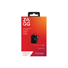 Zagg Premium iPhone Camera Lens Protector iPhone 15 Pro and 15 Pro Max - Black