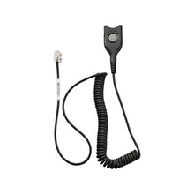 Load image into Gallery viewer, EPOS Sennheiser CSTD 01 Standard Bottom Cable Easy Disconnect to RJ9 - Black