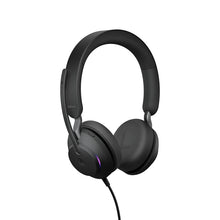 Load image into Gallery viewer, Jabra Evolve2 40 USB-C MS Teams Stereo Headset - Black