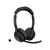 Jabra Evolve2 55 Link380c MS Stereo Headset - Black