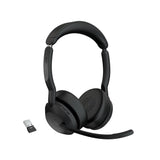 Jabra Evolve2 55 Link380a MS Stereo Headset - Black