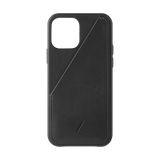 Native Union Clic Card Leather Case For iPhone 12 / 12 Pro - Black - Mac Addict