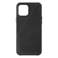 Native Union Clic Card Leather Case For iPhone 12 Pro Max - Black - Mac Addict