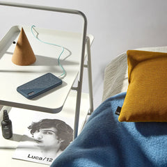 Native Union Clic Canvas for iPhone X / Xs - Marine (BONUS Screen Protector!!)