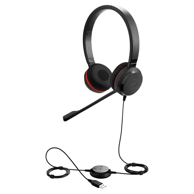 Jabra Evolve 20SE UC Stereo Headset - Black