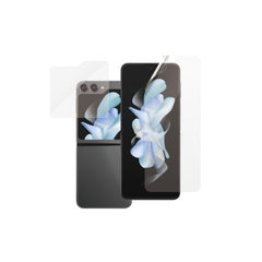 PanzerGlass Front Glass and TPU Screen Protector for Samsung Galaxy Z Flip 5 - Clear