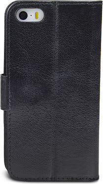 Dbramante1928 Copenhagen Plus Leather Folio Case iPhone SE 1st gen / 5s / 5 Black