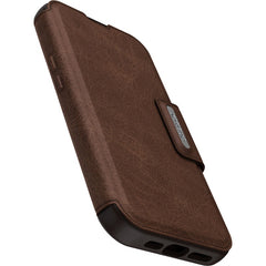 OtterBox Strada MagSafe iPhone 15 Standard 6.1 Case Espresso Brown