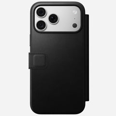 Modern Leather Folio Case for iPhone 18 Pro Max 6.9 in Black Ecco - Nomad