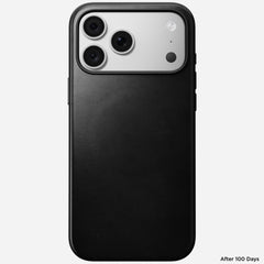 Modern Horween Leather Case for iPhone 18 Pro Max 6.9 in Black Horween - Nomad