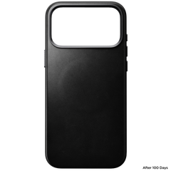 Traditional Horween Leather Case for iPhone 18 Pro Max 6.9 in Black Horween - Nomad