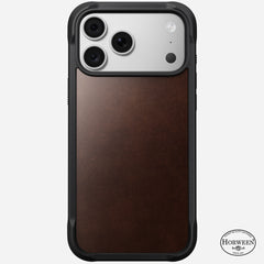Rugged Horween Leather Case for iPhone 18 Pro Max 6.9 in Rustic Brown Horween - Nomad