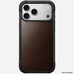 Rugged Horween Leather Case for iPhone 18 Pro Max 6.9 in Rustic Brown Horween - Nomad