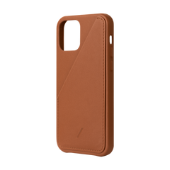 Native Union Clic Card Leather Case For iPhone 12 / 12 Pro - Tan - Mac Addict