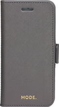 Load image into Gallery viewer, Dbramante1928 New York Leather Folio Case iPhone 8 / 7 / 6 Shadow Grey - BONUS Screen Protector
