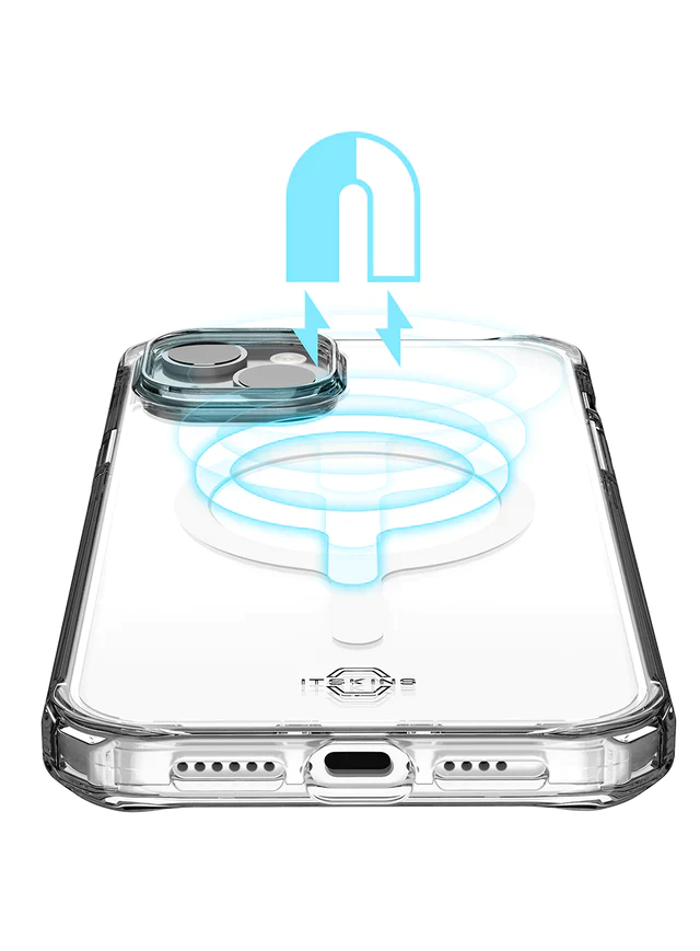ITSKINS Origin R MagSafe Case iPhone 15 Plus / 14 Plus 6.7 AUS Made - Clear
