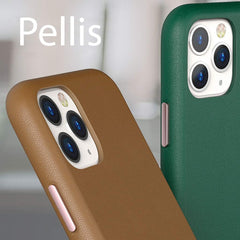 Araree Pellis Leather Case iPhone 11 Forest Green - BONUS Screen Protector!