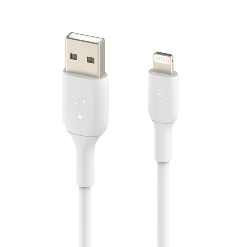 Belkin BoostCharge Lightning to USB-A Cable 1m / 6in - White