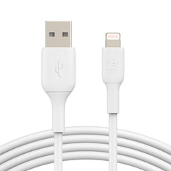 Belkin BoostCharge Lightning to USB-A Cable 1m / 6in - White