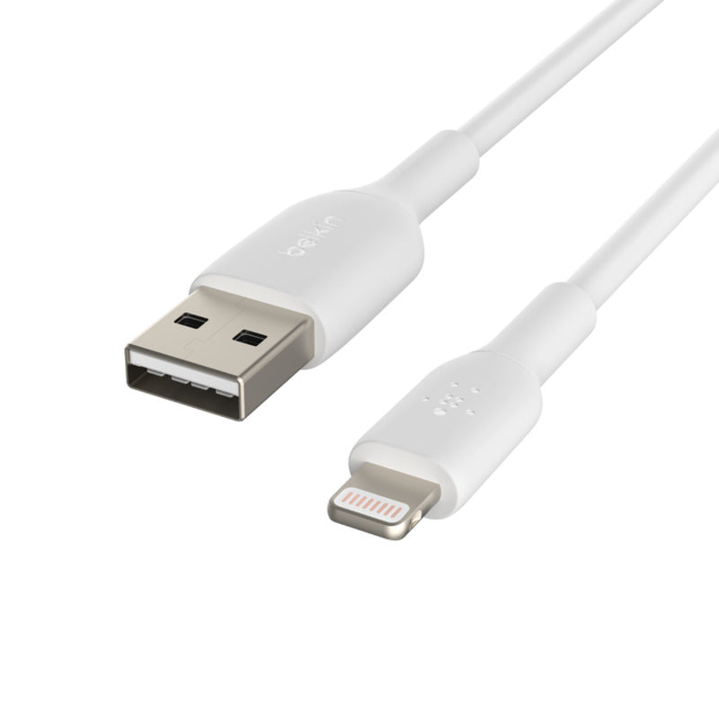 Belkin BoostCharge Lightning to USB-A Cable 1m / 6in - White