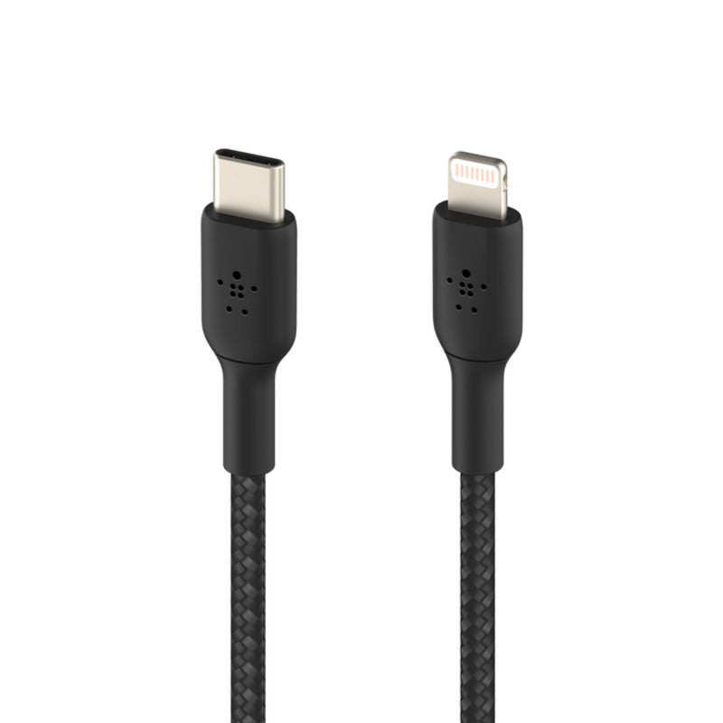 Belkin BoostCharge Braided USB-C to Lightning Cable 2m / 6.6ft - Black