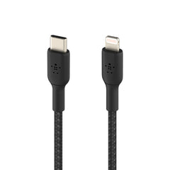 Belkin BoostCharge Braided USB-C to Lightning Cable 2m / 6.6ft - Black