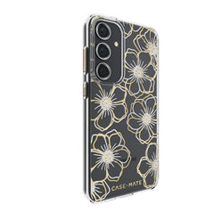 Case-Mate Floral Gems Case For Samsung Galaxy S24 Plus - Gold