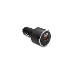 Cygnett 100W PD Car Charger USB-C For Laptop / Starlink / Tablet / Phone - Black
