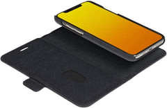 Dbramante1928 New York Leather Folio Case iPhone 11 Pro / X / XS -Night Black (BONUS Screen Protector!!)