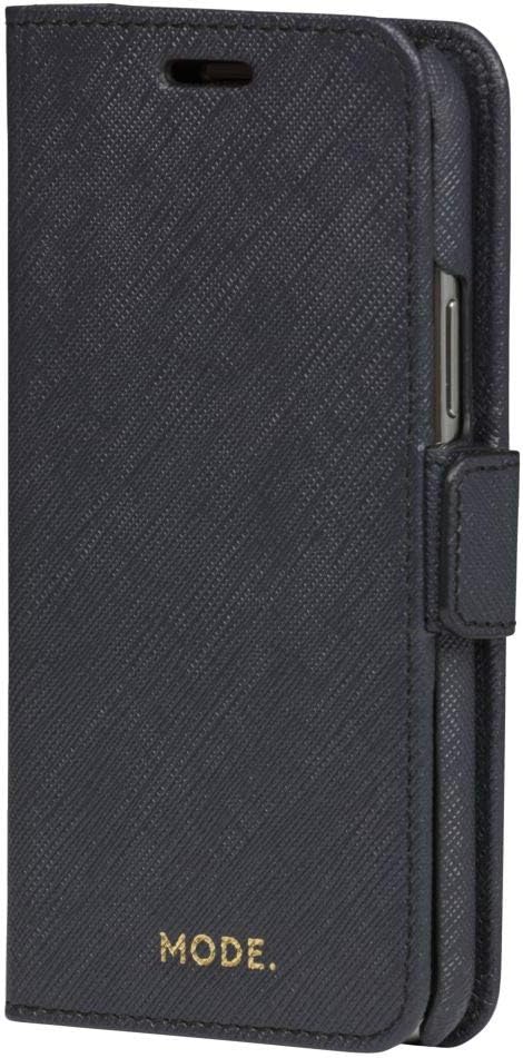 Dbramante1928 New York Leather Folio Case iPhone 11 Pro / X / XS -Night Black