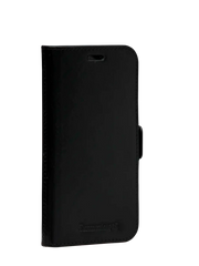 Dbramante1928 Lynge Leather Folio Case iPhone 12 / 12 Pro Black with FREE SCREEN GUARD