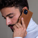 Dbramante1928 Lynge Leather Folio Case iPhone 11 / XR - Tan