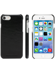 Dbramante1928 Lynge Leather Folio Case iPhone SE 3rd / 2nd / 8 / 7 Black - BONUS Screen Protector