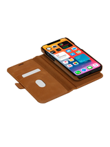 Dbramante1928 Lynge Leather Folio Case iPhone SE 3rd / 2nd / 8 / 7 Tan - BONUS Screen Protector