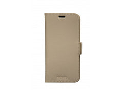 Dbramante1928 Milano Saffiano Leather Folio Case iPhone 12 / 12 Pro Sahara Sand with FREE SCREEN GUARD