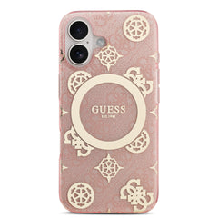 guess case for iphone 17 standard gold side profile