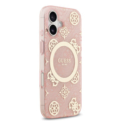guess case for iphone 17 standard gold angle view