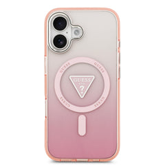 guess case for iphone 17 standard pink side profile