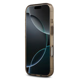 guess case for iphone 17 pro max brown in-hand photo