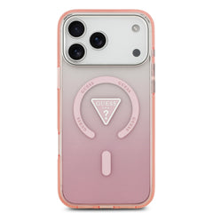 guess case for iphone 17 pro max pink side profile