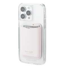 Kate Spade New York MagSafe Card Holder Magnetic Wallet - Pale Dogwood