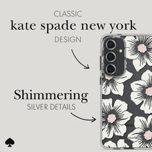 Load image into Gallery viewer, Kate Spade Clear Case Samsung S24 Standard 6.2 inch - Hollyhock