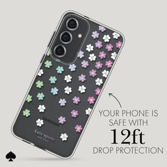 Kate Spade Clear Case Samsung S24 Plus 6.7 inch - Scattered Flowers