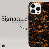 Kate Spade New York MagSafe Case iPhone 15 Pro Max - Tortoise