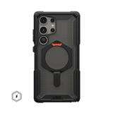 UAG Plasma XTE Pro Case & Kickstand & Magnet Samsung S24 Ultra 5G 6.8 - Black Orange