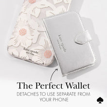 Load image into Gallery viewer, Kate Spade Morgan Magnetic Wallet for MagSafe - Metallic Silver