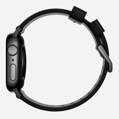 Nomad Modern Leather Band 44-49mm Apple watch 1-10 / SE / Ultra 1-3 - Black Hardware