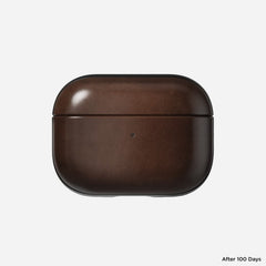 Nomad Modern Leather Case Horween Leather AirPods Pro 2nd Gen - Rustic Brown